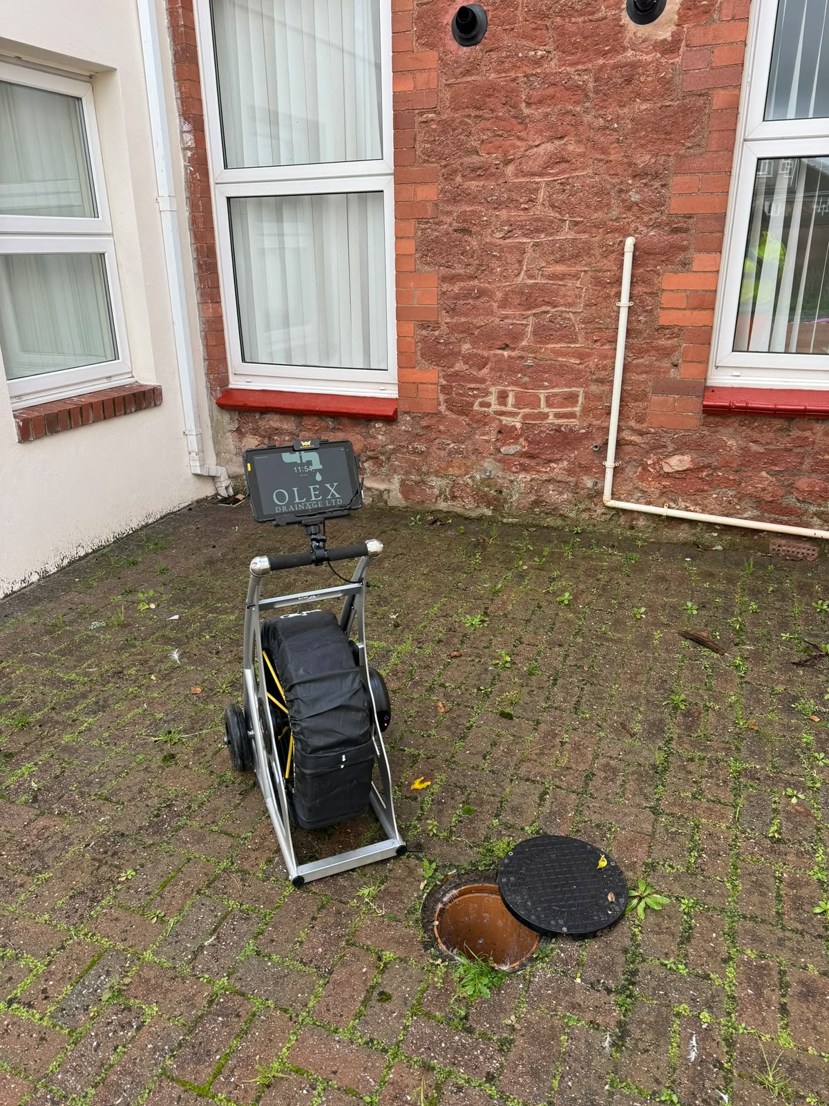 Manhole inspection with OLEX CCTV rig